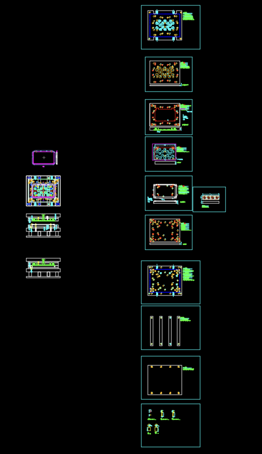 车机电脑外壳冲压成型模具设计图缩略图